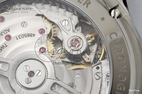 MIROTIME 1230 Portuguese Chrono IW3716 RSF 1:1 Best Edition Blue Dial on Black Leather Strap A RelaxedFit 7045